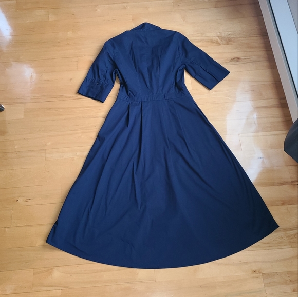 Navy 👗 dress Jacqui - E - Picture 3 of 6